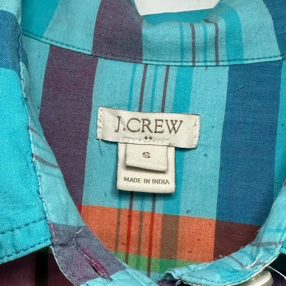 J. Crew Multicolor Plaid Shirt
